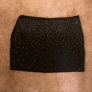 Express Glittery short skirt